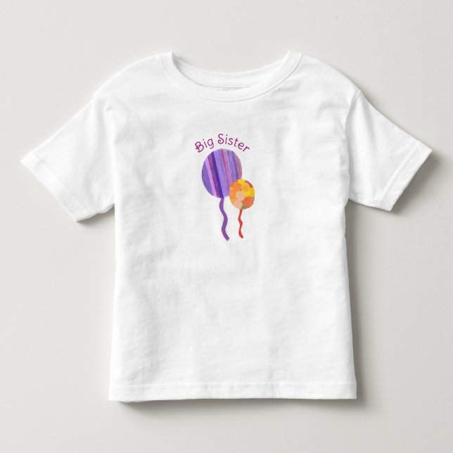 Große Schwester Tee - Ballon Thema (Vorderseite)