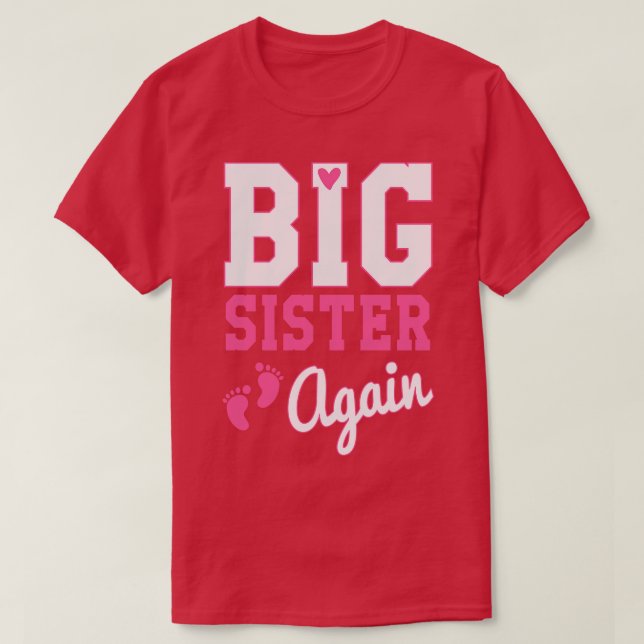 Große Schwester wieder T-Shirt (Design vorne)