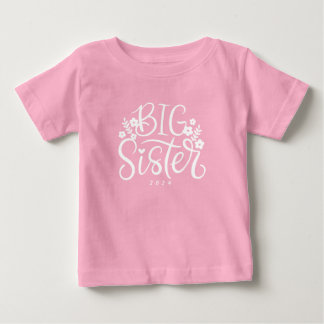 Große Schwester wird neue Kinderankündigung Baby T-shirt