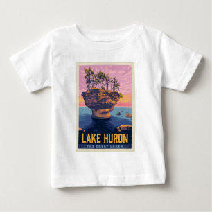 Große Seen Huron Lake Baby T-shirt
