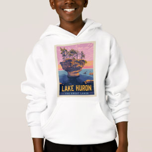 Große Seen   Huron Lake Hoodie
