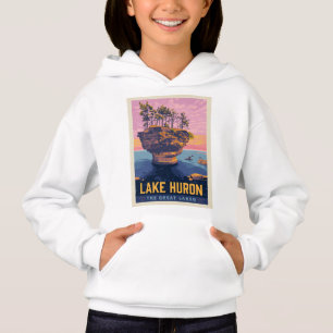 Große Seen   Huron Lake Hoodie