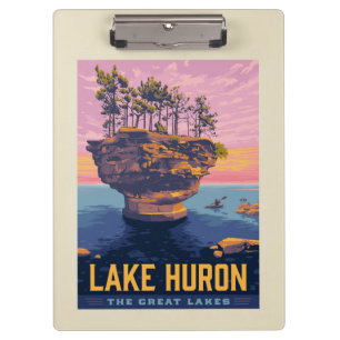 Große Seen Huron Lake Klemmbrett