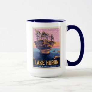 Große Seen Huron Lake Tasse