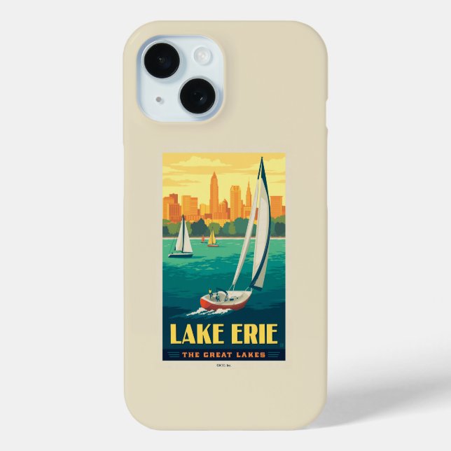Große Seen | Lake Erie Case-Mate iPhone Hülle (Rückseite)