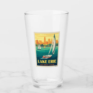 Große Seen Lake Erie Glas