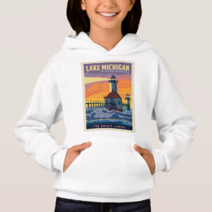 Große Seen   Lake Michigan Hoodie