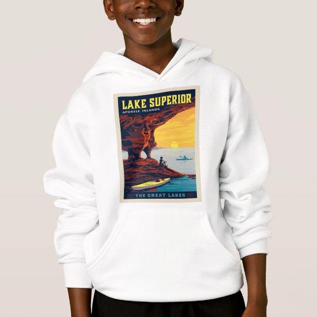Große Seen | Lake Superior Hoodie (Vorderseite)