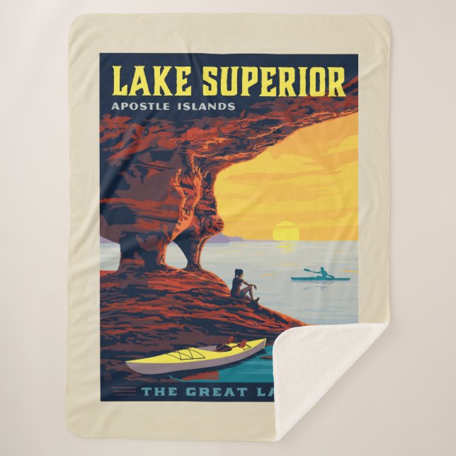 Große Seen | Lake Superior Sherpadecke (Vorderseite)