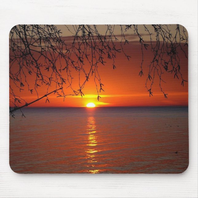 Große Seen Sunset von Bobby Mikul Mousepad (Vorne)