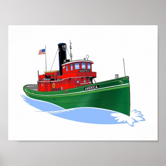 Große Seen treiben Amerika früh Poster (Vorne)