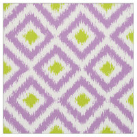 Große Skala lila grünes Ikat Diamant-Muster