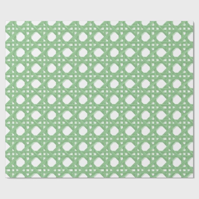 Große SLLY CANING IN 95ca92 GRÜN Geschenkpapier (Flach)