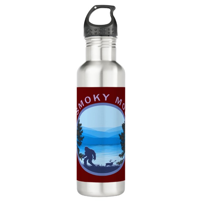 Große Smoky-Berge Bigfoot Edelstahlflasche (Vorderseite)