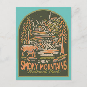 Große Smoky-Berge Postkarte