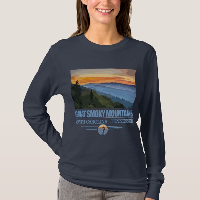 Große Smoky Mountains Apparel T-Shirt (Vorderseite)