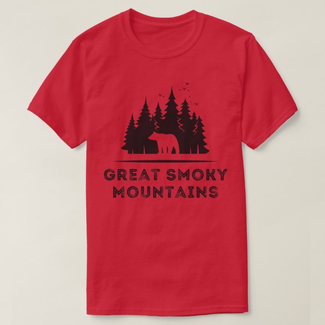Große Smokygebirge 4 T-Shirt (Design vorne)