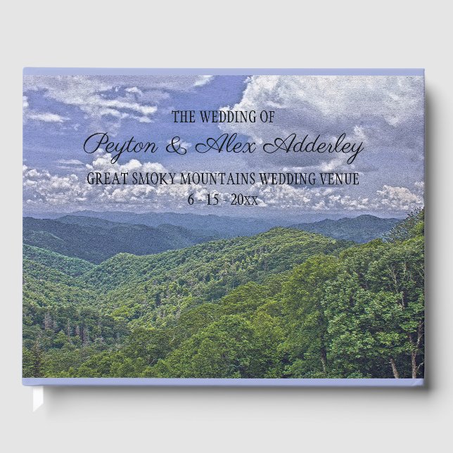 Große Smokygebirge Gästebuch (Vorderseite)