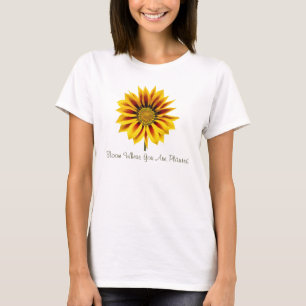 Große Sonnenblume T-Shirt