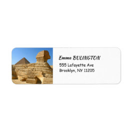 Große Sphinx aus Gizeh mit Ghafre-Pyramide - Ägypt