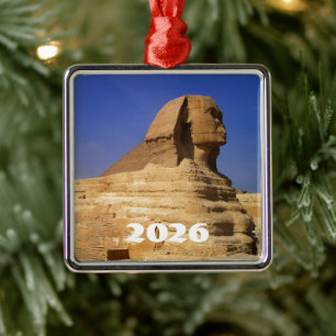 Große Sphinx von Gizeh, Ägypten Ornament Aus Metall