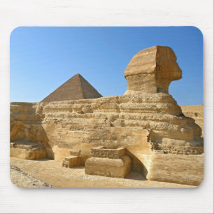 Große Sphinx von Gizeh mit Chephren-Pyramide - Ägy Mousepad