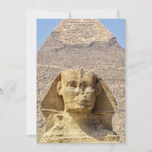 Große Sphinx von Gizeh & Pyramiden Altes Ägypten  Einladung