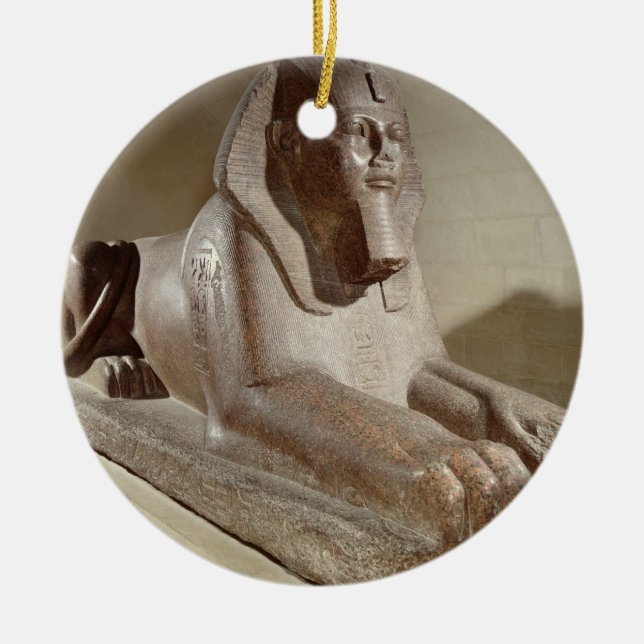 Große Sphinx, von Tanis (Granit) Keramikornament (Vorne)