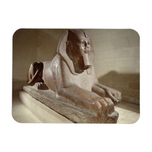 Große Sphinx, von Tanis (Granit) Magnet