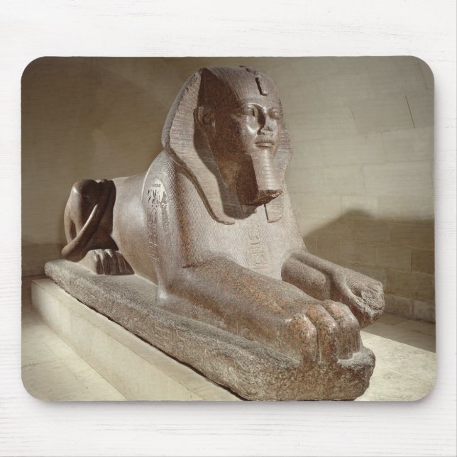 Große Sphinx, von Tanis (Granit) Mousepad (Vorne)