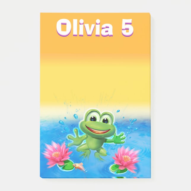 Große Sprungfrösche, benutzerdefinierte Notizblock (Vorderseite)