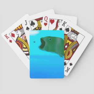 Große Sprungs-künstlerische Fisch-Spielkarten Spielkarten