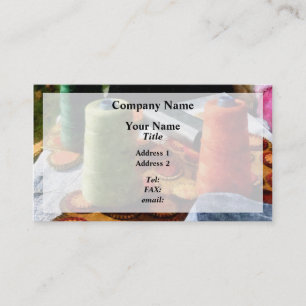 Große Spulen des Fadens Visitenkarte