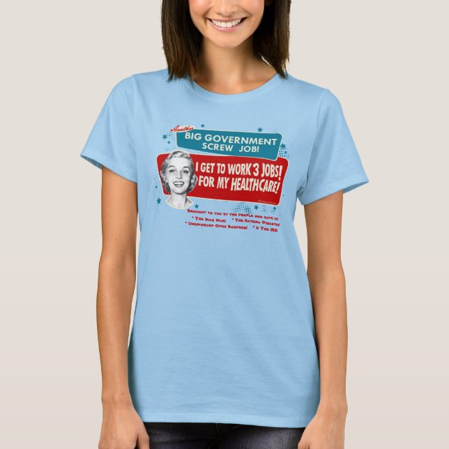 Große staatliche T - Shirt für Gesundheitswesen (Vorderseite)