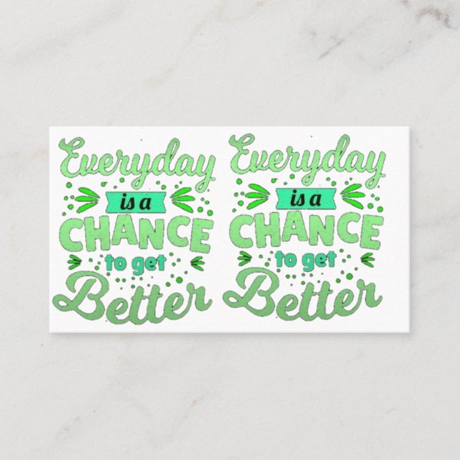 Größe: Standard, 3,5" x 2,0" Visitenkarte (Vorderseite)