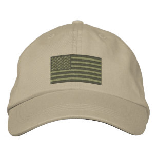 Große Stickerei amerikanische Flagge USA Bestickte Baseballkappe
