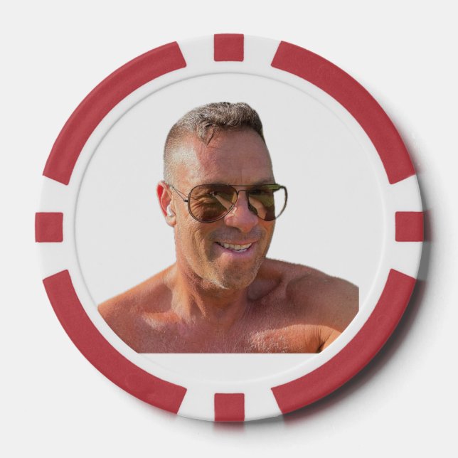 Große Sug-Pokerchips Pokerchips (Vorderseite)