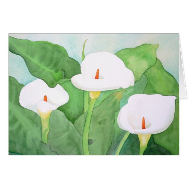 Große Sur CalaLillies Karte (Vorderseite (Horizontal))