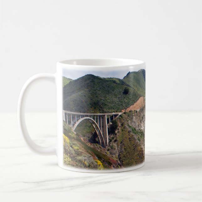 Große Sur Kalifornien Tasse (Links)