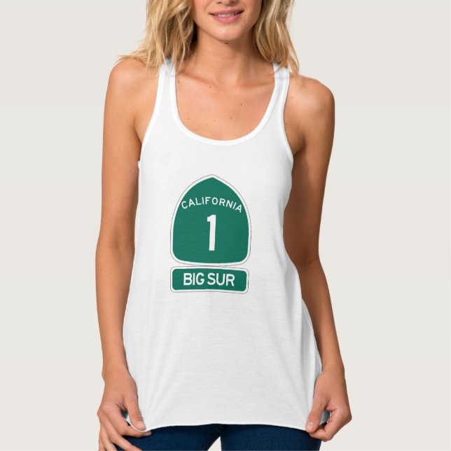Große Sur - Kaliforniens schönste Küste! Tank Top (Vorderseite)