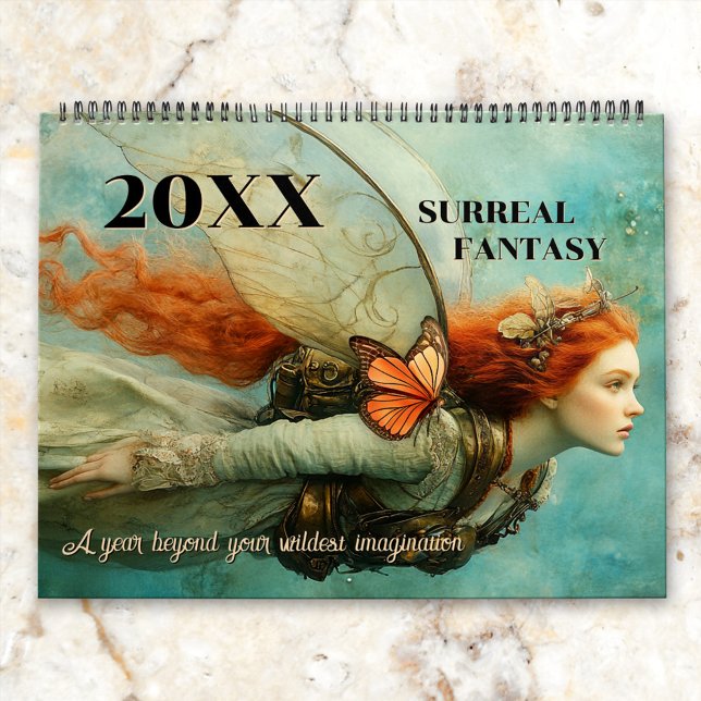 Grosse surreale Fantasie Magie Kalender (A personalized calendar featuring surreal fantasy art. All images paint the mood of the season)