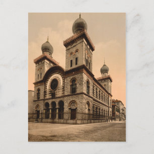 Große Synagoge von Turin, Piemont, Italien Postkarte