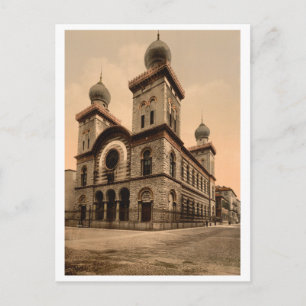 Große Synagoge von Turin, Piemont, Italien Postkarte
