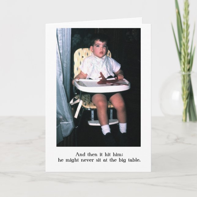 Große Tabelle Feiertagskarte (Vorderseite)