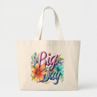 Große Tasche der Blumen - Natur, Eleganz und Öko