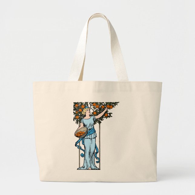 Große Tasche Orange Maiden (Vorne)