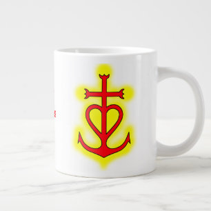 Große Tasse Camarguesisches Kreuz