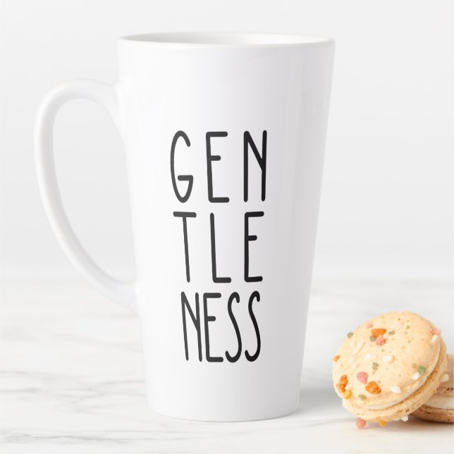 Große Tasse: GENTLENESS Latte Tasse (Beispiel)