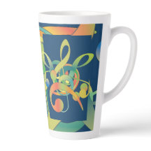 Große Tasse mit Grafikdesign von Pat Willard Desig