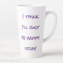 Große Tasse mit Spaß, Inspirationsbotschaft in Lil